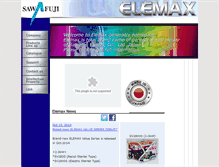 Tablet Screenshot of elemax.jp